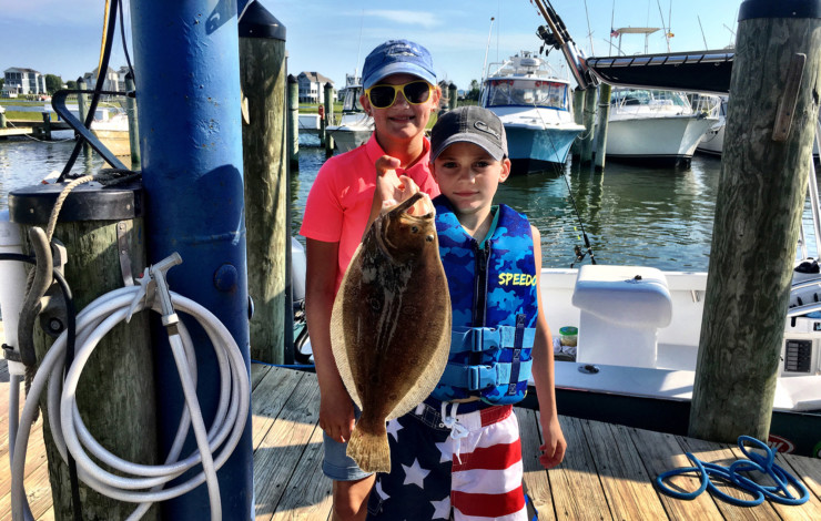 Lots of Flounder and Lots of Sharks Ocean City Maryland