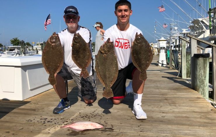 Flounder fishing continues to be good, but checkout these King Mackerel