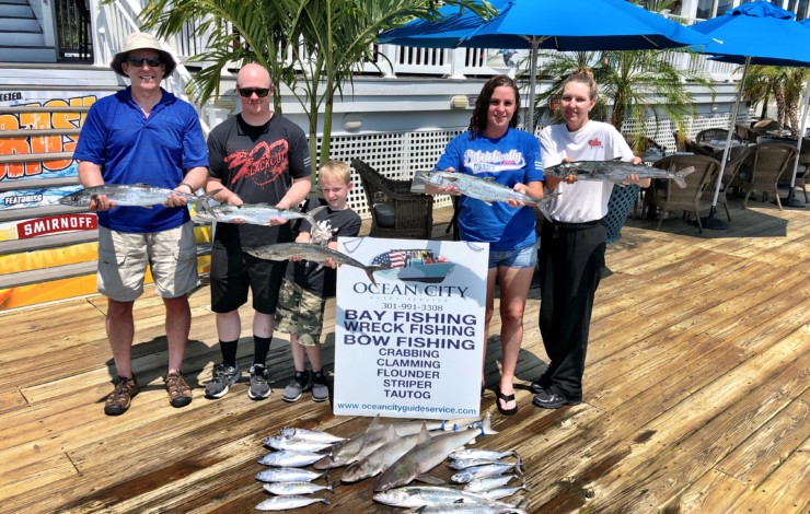 Great Day of Charter Fishing In Ocmd