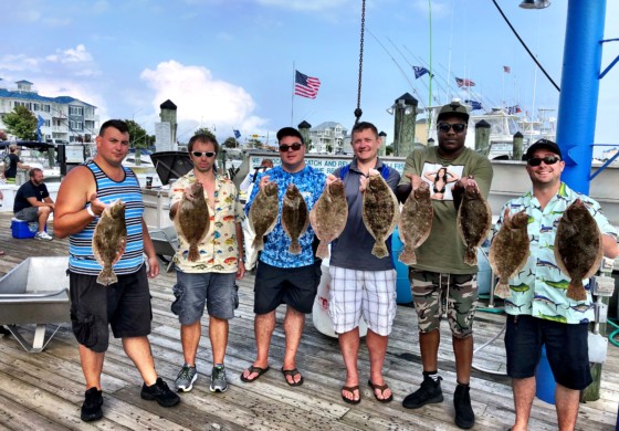 OCMD bay flounder fishing as good as it gets for August